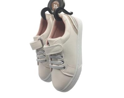 China Waterproof Spring Autumn Children PU Shoes For Girls School Walking Shoes Fashion White Casual Sneakers Kids Shoes for sale