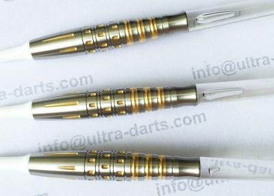 China 19.0g Smooth Barrel Darts Nature Silver & DLC Black 42.0x74mm for sale