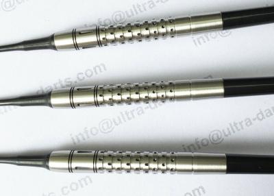 China Blacn & Gold Titanium Coating Pixel Grips Custom Dart Barrels 18.0g for sale