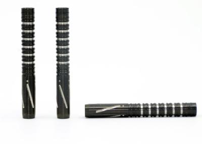 China Custom Made Black Color 17g Smooth Tungsten Dart Barrels  , Soft Tip Dart Barrels for sale