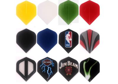 China Colorful PET Custom Dart Flights Personalized With Printing Logo Standard Shape for sale