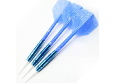 China PVD Blue Color Coated Professional 17.0g Tungsten Soft Tip Darts Custom Made for sale