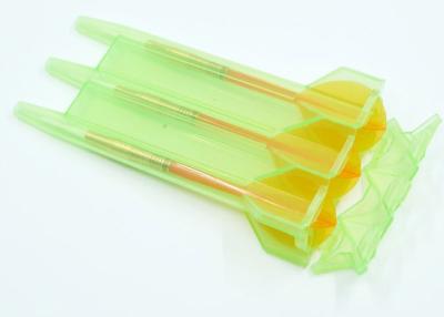 China Light Green Color Plastic Custom Dart Cases For Protecting Darts / Flights for sale