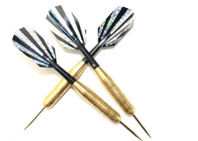 China 59# Brass Steel Tip Dart Barrels With Aluminium Shafts / Pet Flights 25.0g for sale