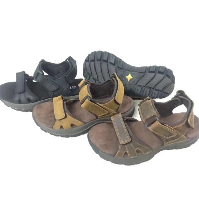 China Factory OEM Breathable Three Colors Fashion Mens Slippers Outdoor Beach Slippers Leather Sandals For Summer for sale