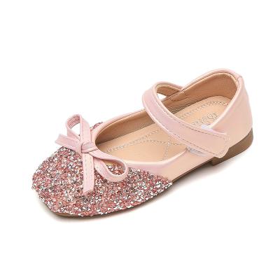 China Girl Princess Shoes Children Crystal Lightweight Durable Simple Dress Shoes for sale