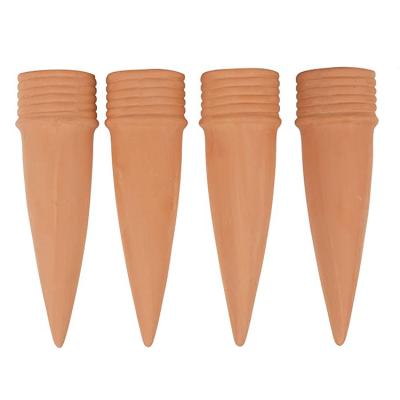 China Factory wholesale handmade embossed ebay family sale simple white logo modern hot watering stakes plant automatic water for watering devices terracotta self watering watering spikes holiday factory for sale