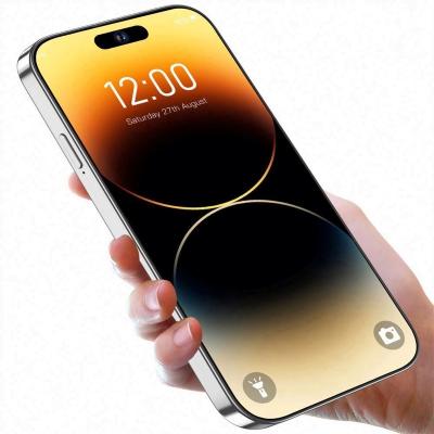 China Original Dual SIM Card i14 Pro Max Phone 2023 6.8 Inch Android Smartphones 2GB+16GB 10-Core 5G LET Cell Phones 4 Camera Mobile Phone for sale