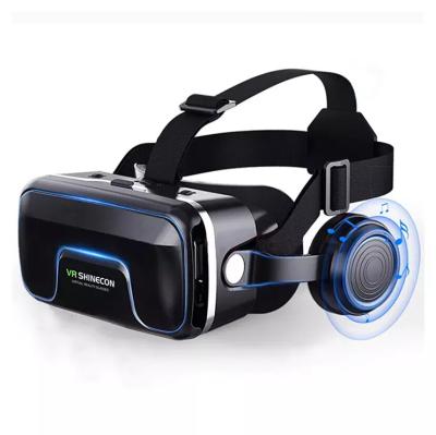 China 2022 Dual Function Machine New Product VR Glasses BOX 3D Glass Virtual Reality Glasses VR Headset BOX For Google Cardboard Smartp for sale