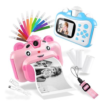 China Kids Camera and Video Camera Kids Printing Instant Camera for Kids Digital Paper Camera Kids Gifts Toys K1 1080p HD Mini Camera With Thermal Photo for sale