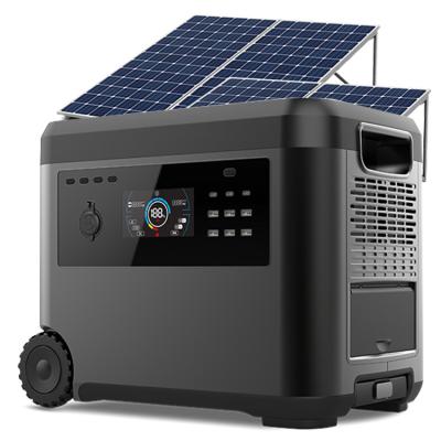 China EU Solar Plug OEM 2400W 2500W LiFePO4 Power Station Cordless Generator 230V Portable Charging Station For Outdoor Emergency for sale