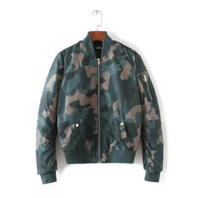 China 2019 Wholesale Fashion Clothing Women Winter Camouflage Bomber Jacket Windproof for sale