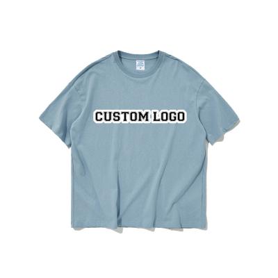 China OEM ODM PIMA Cotton Breathable Custom T Shirt Plus Size Mens T Shirts Drop Shoulder T Shirts for sale