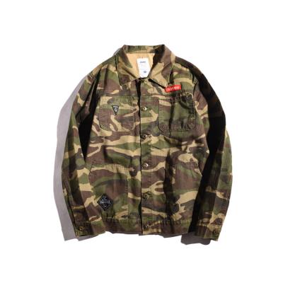 China Wholesale Clothing Camouflage Military Winter Button Up Jacket Plus Size for sale