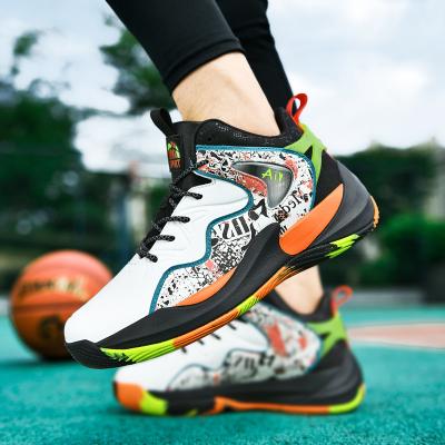 China High Top Basketball Shoes Mens Sports Sneakers High Top Basketball Shoes Men High Top Basketball Shoes Non Slip Outdoor Sports Shoes Men Basketball Shoes coaches for sale