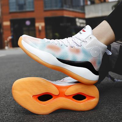 China Lightweight Men's Basketball Shoes Breathable Cushioning Non-slip Wearable Sports Shoes Gym Training Sneakers 2021 Sports Men's Basketball for sale