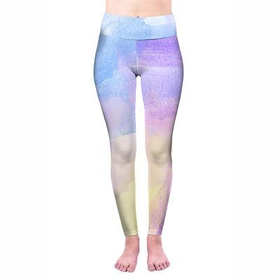 China New Print Breathable High-Waist Women's Yoga Pants Digital Sports Gaiters for sale