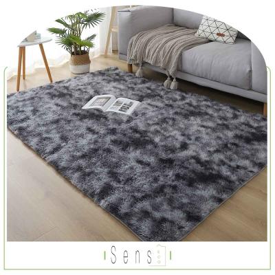 China Large Colorful Washable PVC Floor Mat Rug Cover 15X15 Shaggy Carpets Thick Made Of Water Proof Polyester for sale