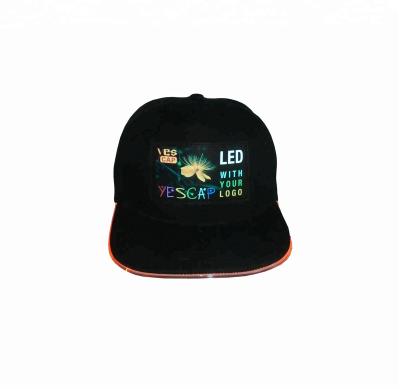 China COMMON 2019 newcomer led snapback hats, LED baseball sports hats with customized logo wholesale for sale