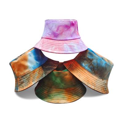 China Daily Use 2021 Hot Sale Fashion Custom Design Knotted Dyed Bucket Hat Fisherman Hat Bucket For Summer for sale