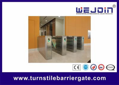 China Puerta controlada del torniquete del control de acceso de la puerta de la barrera de la aleta del metro de DC 24V en venta