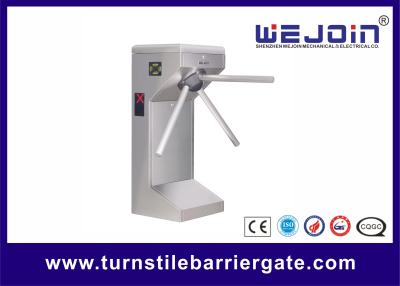 China Optical pedestrian waist height turnstiles , controlled access turnstiles for sale