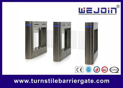 China 304 Stainless Steel Swing Gate Barrier Infrared Anti Pinch Turnstile Gate for sale