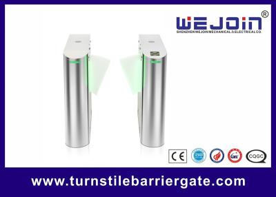 China 90% Non Condensation Flap Turnstile Gate Barrier With Anti Tailgating Function for sale