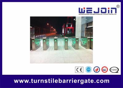 China Electric Turnstile Price Flap Barrier, Sliding Flap Turnstile Gate for sale