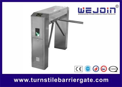 China Access Control Pedestrian Security Gate Tripod Fingerprint Turnstile For Factory Entrance for sale