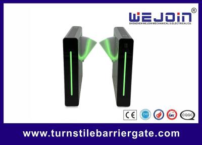 China Crashworthy Flap Barrier Gate High Performance QR Code Face Recognition Turnstile for sale