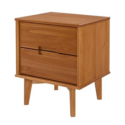 China (Other) Mid Century Custom Wood Adjustable 2 3 6 Drawer Side Cabinet Modern Furniture Wood Nightstand Beside Table for sale