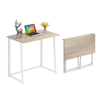 China Best Manufacturer Adjustable Modern Simple Work Steel Wood Furniture Small Folding Study Table (Size) for sale