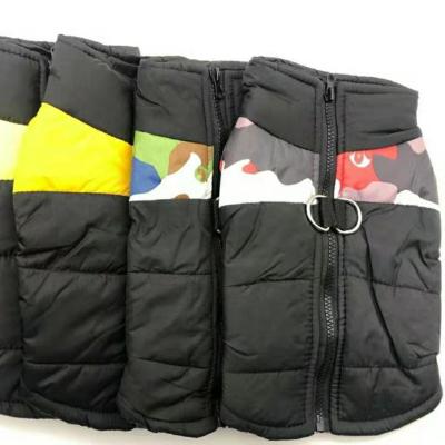 China 2021 Wholesale Multicolor Winter Camofleece Warm Soft Dog Vest Viable Cold Weather Pet Jackets for sale