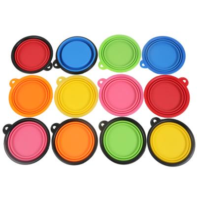 China Factory Manufacturer Waterproof Collapsible Silicone Foldable Folding Portable Travel Dog Bowl for sale