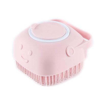 China Viable Wholesale Dog Bath Brush Pet Massage Brush Shampoo Distributor for sale