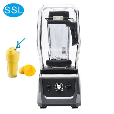 China Heavy Duty Multifunctional Commercial Blender for Smoothie Food Fruit Ice Milk Shake Crushing Machine 1680W with 98 Series Big Motor for sale