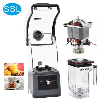 China Multifunctional Professional Heavy Duty Fruit Blender Food Commercial Smoothy Maker Blenders With Pop Cover for sale