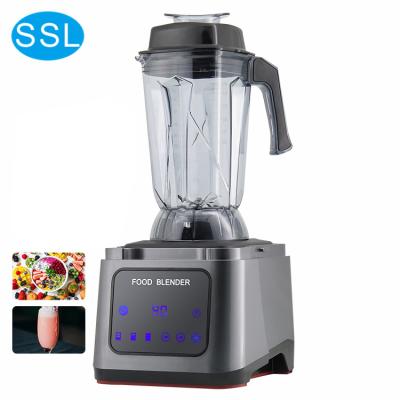 China High power 1680w multifunctional digital ice slush juicer commercial blender for hotel for sale