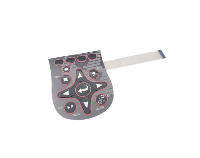 China 0.15mm Custom Tactile Membrane Switch For Electronic Devices Moisture Proof Dust Proof for sale