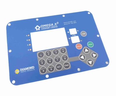 China IP65 NEMA 4X Industrial Membrane Switch 0.5-1.0mm for sale