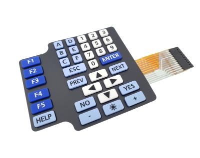 China Waterproof Dustproof Silicone Rubber Keypad For Construction Marine And Communication Devices for sale