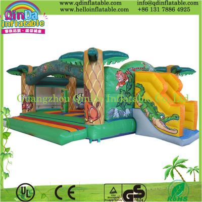 China Guangzhou QinDa Inflatable Various Kinds of PVC Inflatable Bouncer Castle House for sale