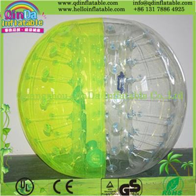 China Inflatable Bubble Bumper Football Ball for Soccer Game Suit knocker ball for sale