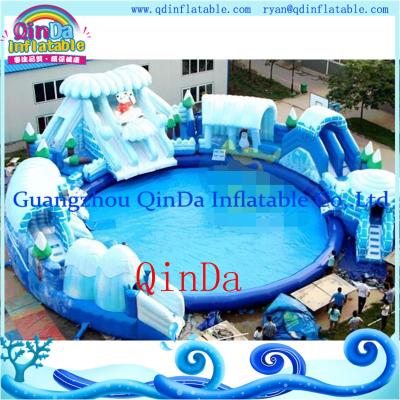 China Inflatable Aqua Slide Giant Inflatable Water Pool Slides for Adult inflatable pool slide for sale