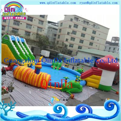 China large inflatable pool slide commercial adult inflatable pool slide for inground pools for sale