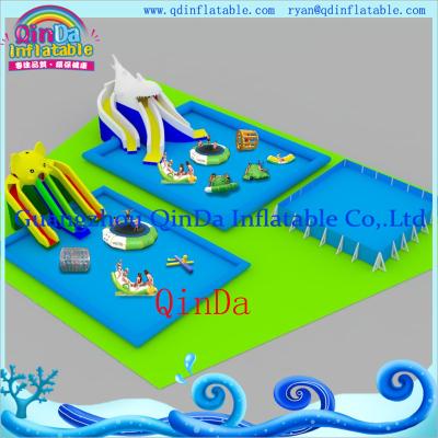 China Moving Park with Slide, Inflatable Water Moving Park, Frame Park, Moble Park for sale