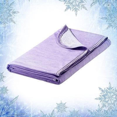 China i@home 0.4 Machine Washable Cotton 100% Q-Max Portable Cooling Blankets For Summer Sleeping for sale