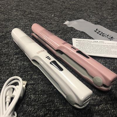 China Multifunction Hair Straightener Curler Hot curling dual use USB wireless hair straightener electric hair curler splint for sale