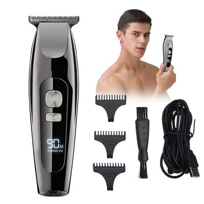 China New Safety Men's Professional Cordless Hair Trimmer Electric Trimmer for sale